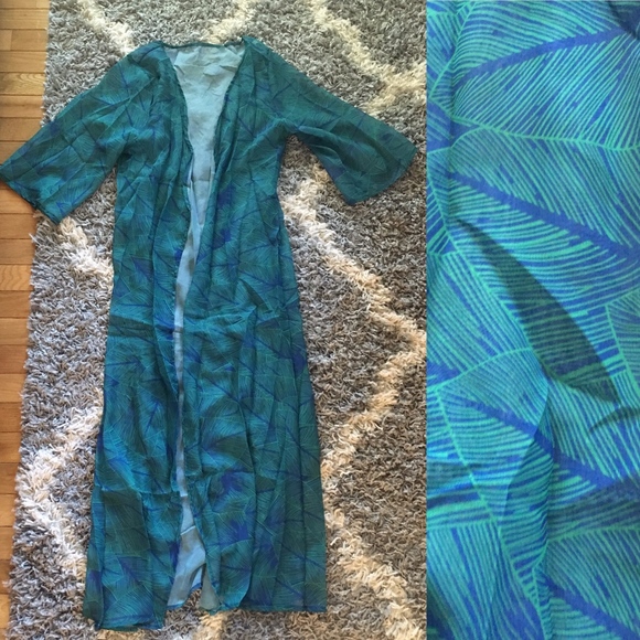 LOWEST PRICE⭐️Gypsy Palm Tree Long Kimono Duster - Picture 3 of 8